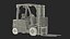 Electric Forklift 3D model