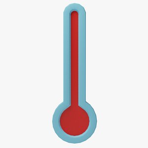 Thermometer Icon 3D model