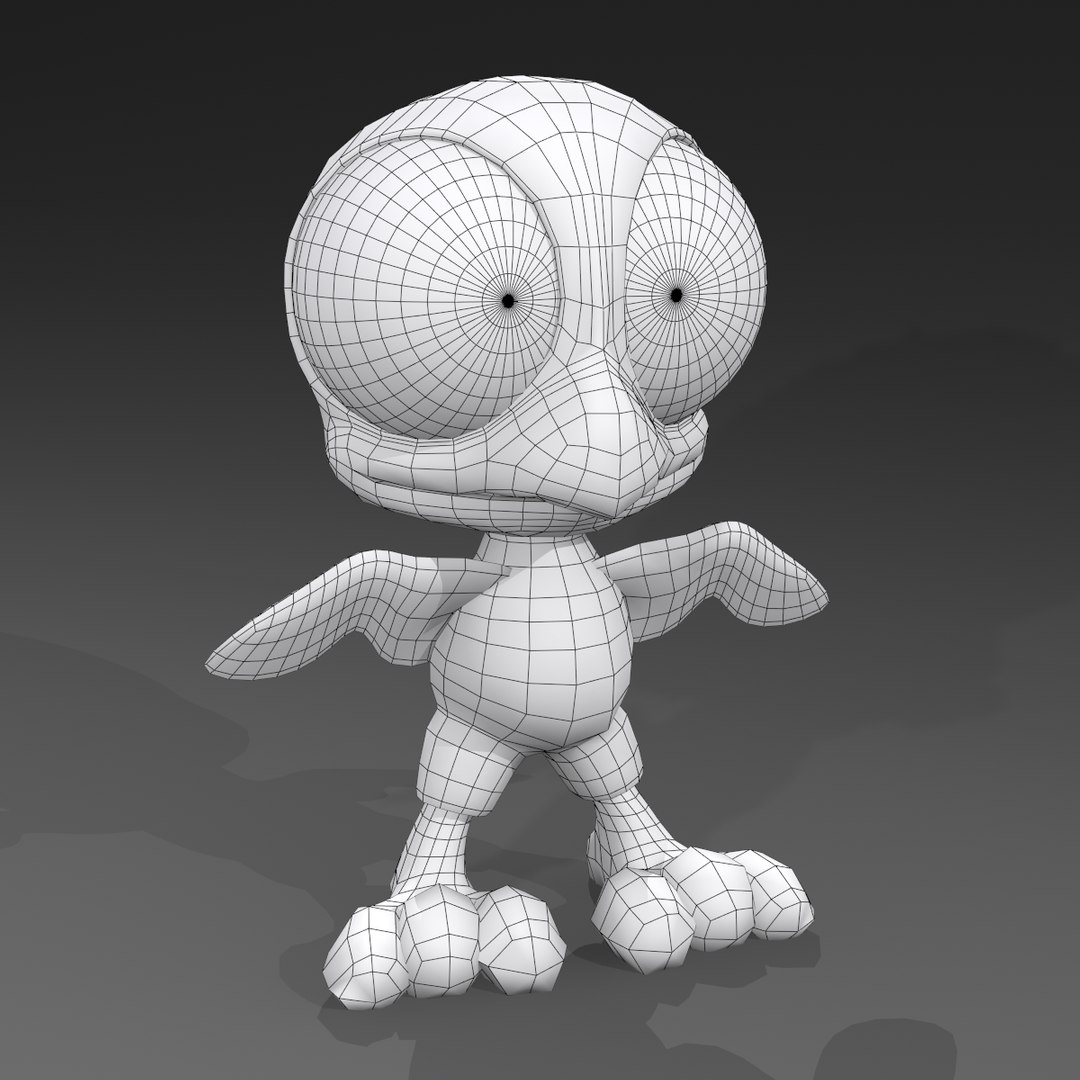 rig wings 3d model