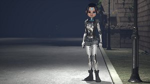 3D cyber toon
