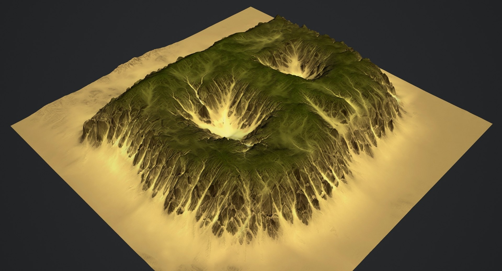 3D Alphabet Terrain B Model - TurboSquid 1170376