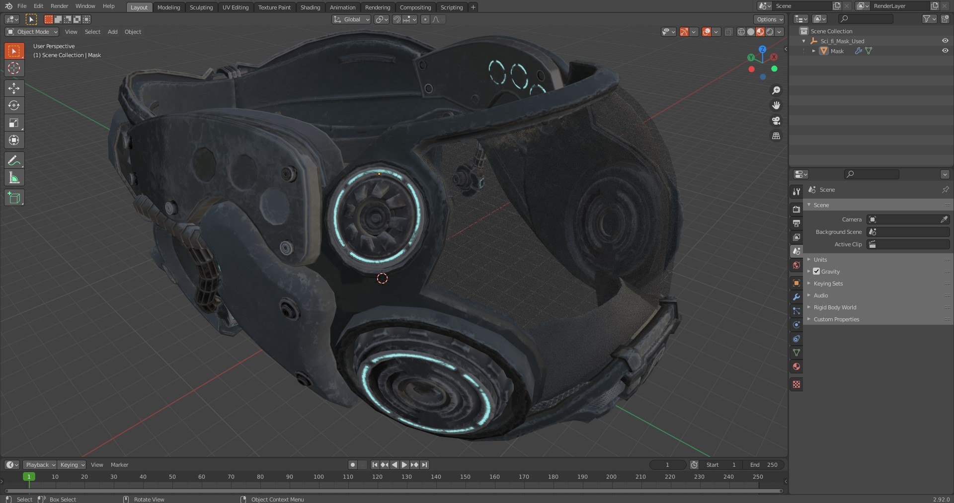 Sci-fi Mask Used 3D model https://p.turbosquid.com/ts-thumb/TB/CKz59R/4J/scifimaskusedvray3dmodel024/jpg/1696985563/1920x1080/fit_q87/4684bebdfeddbab1b9ba0b1cfc5ef0a125e9ff60/scifimaskusedvray3dmodel024.jpg
