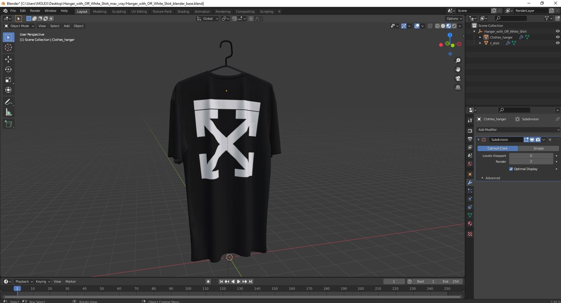 Hanger with Off White Shirt 3D model https://p.turbosquid.com/ts-thumb/TB/DrbKse/gY/hangerwithoffwhiteshirt3dmodel030/jpg/1689077968/1920x1080/fit_q87/853c701b7c1d002cb02d9cca419c86ab9456ba5c/hangerwithoffwhiteshirt3dmodel030.jpg