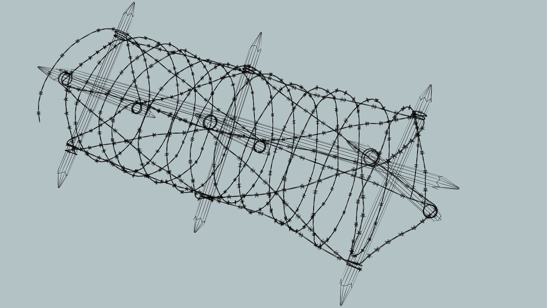 3d model barbed wire barriers https://p.turbosquid.com/ts-thumb/TB/G4DAaf/3D/barbwire01_prev11/jpg/1683790666/1920x1080/fit_q87/e3f285ea50d059a01cbd2db8144c3628a31719dc/barbwire01_prev11.jpg