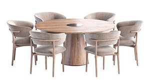 Artisan Mela Chair and Bertoia Round Dining Table2019 max