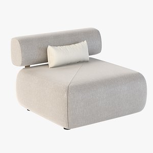 realistic sofa 3D model
