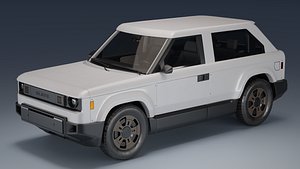 3D model Slate Truck Fastback SUV Quiet Power  2027 3D Model