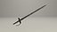 Pirate swords 3D model
