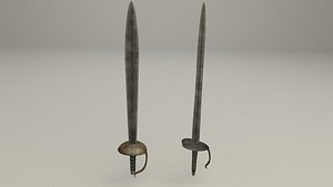 Pirate swords 3D model