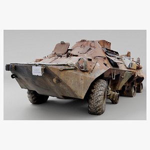 Russian BTR-80 destroyed by Ukrainian army