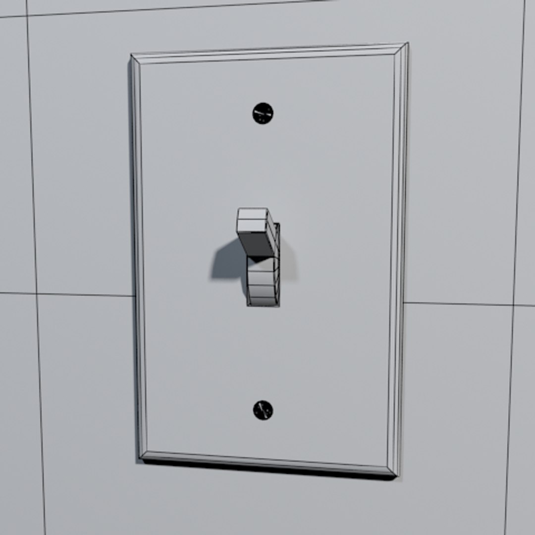 Light Switch Outlet 3d Max