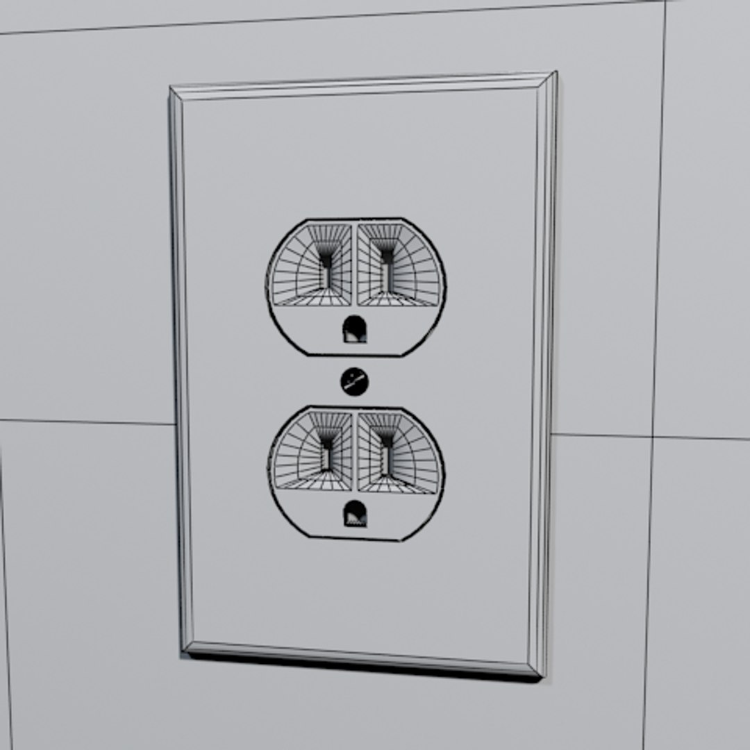 light-switch-outlet-3d-max