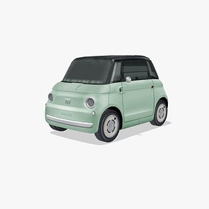 3D Fiat Topolino 2024 model