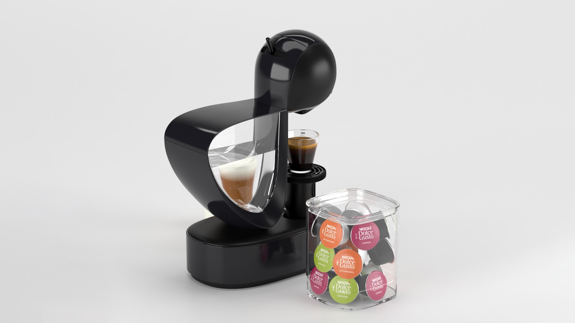 Coffee Machine Nescafe Dolce Gusto Krups Infinissima 3D Model - TurboSquid  1838111