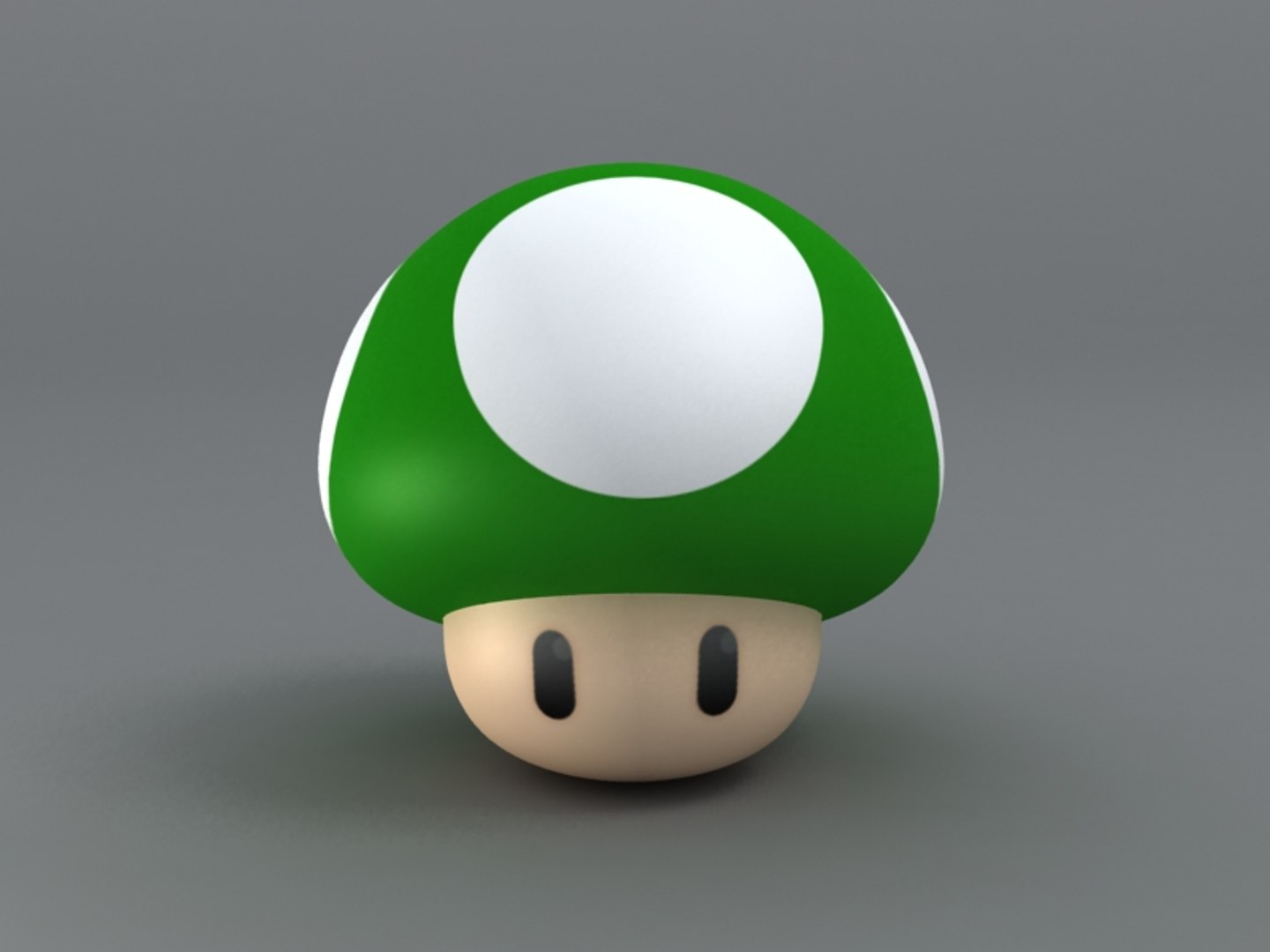 3d Model Mario Mushroom