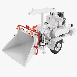 3D Auto Feed Brush Chipper 04