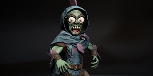 Stylized male Zombie 1