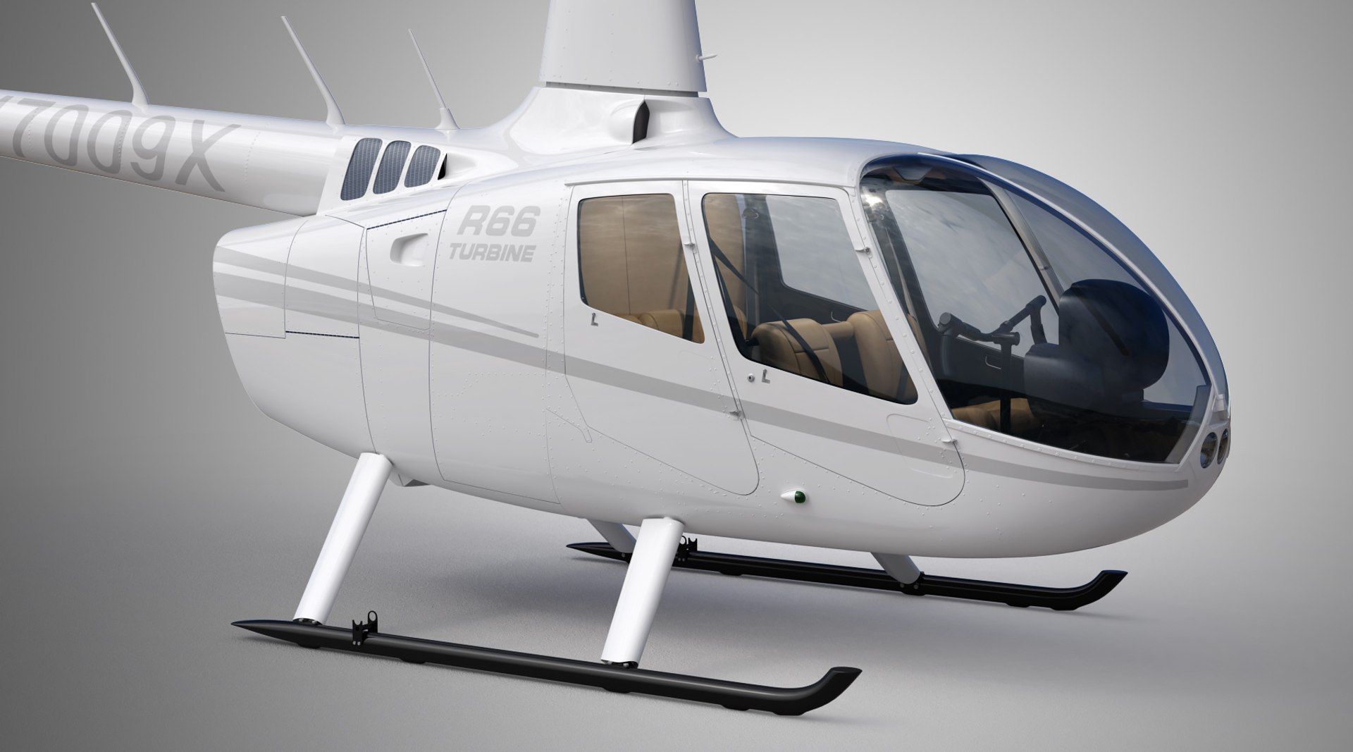 Helicopter robinson r66 turbine 3D - TurboSquid 1350725