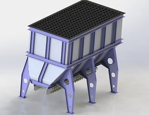 3D model BUNKER FOR 7 CUBIC METERS FEEDING