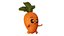Personajes de verduras Modelo 3D de baja poli