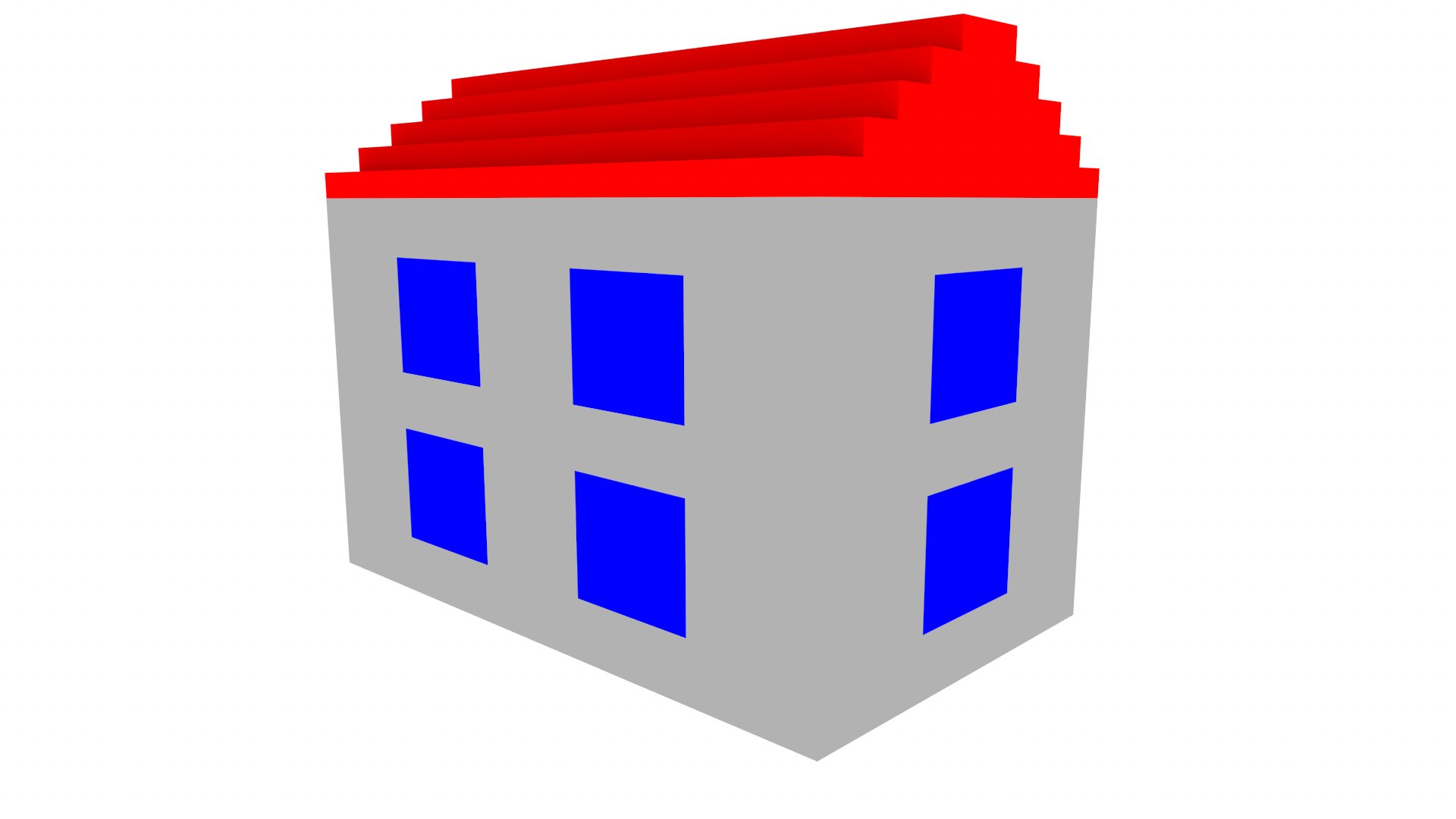 dxf simple pack houses trees