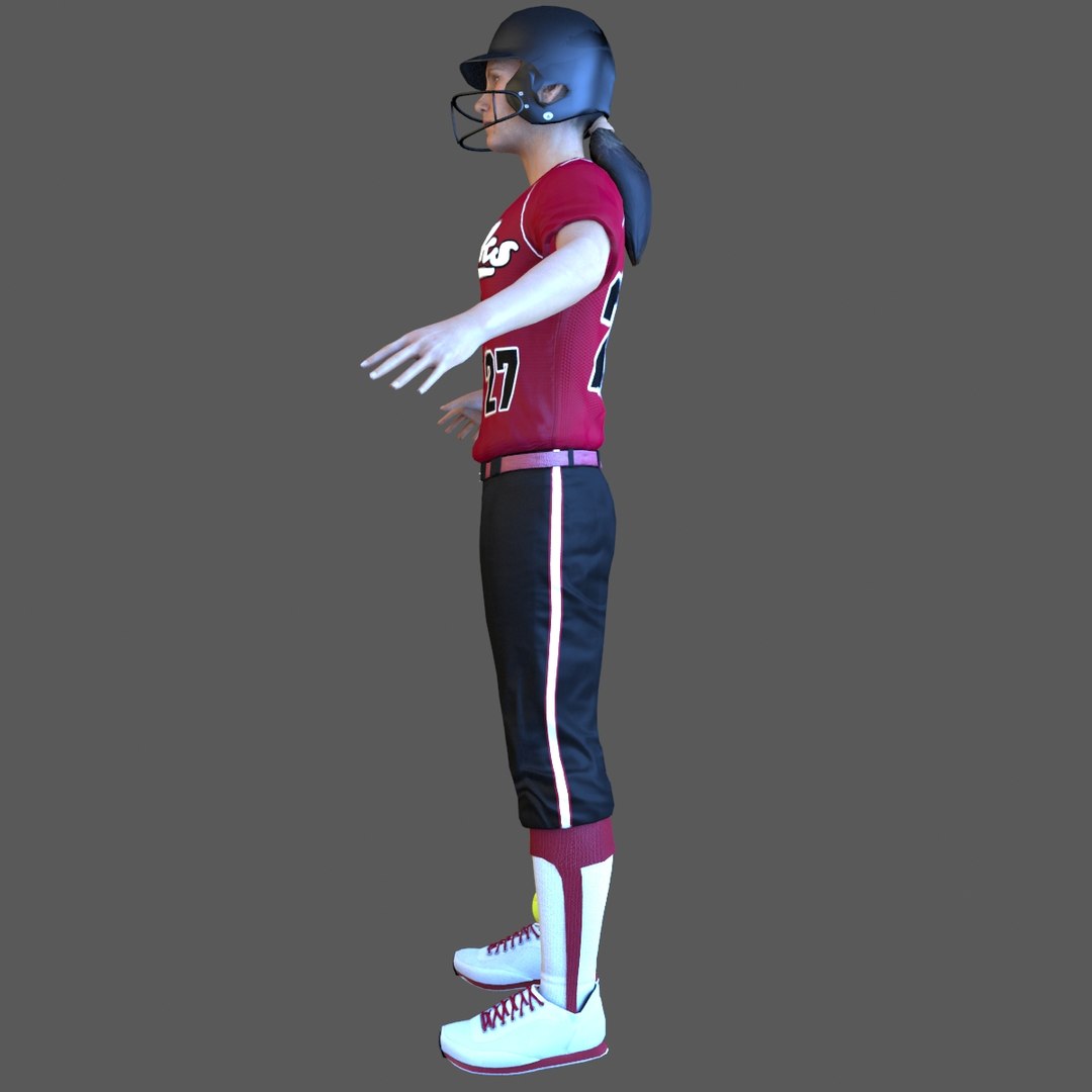 Softball 4 Bat Ball 3D Model - TurboSquid 1470700