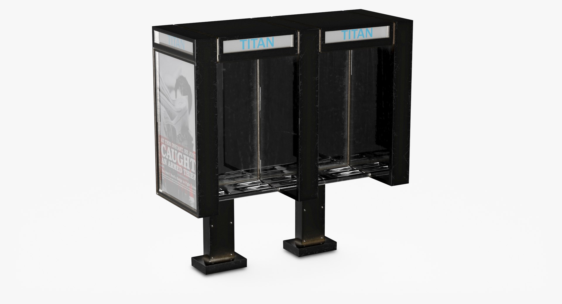 3D Phone Booth - TurboSquid 1357301