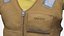 Reflective Industrial Worker Vest with Zipper Yellow Used