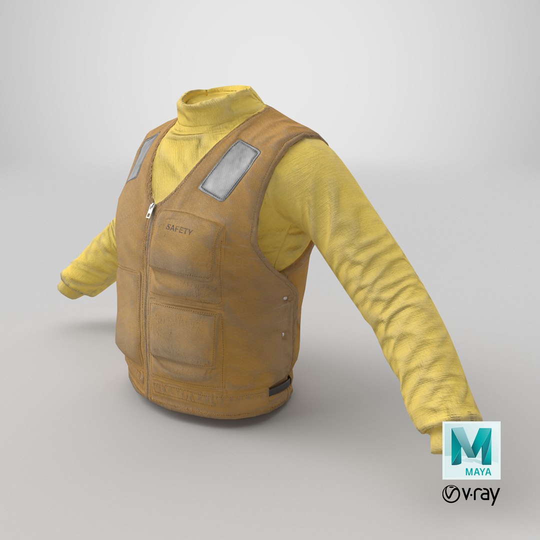Reflective Industrial Worker Vest with Zipper Yellow Used 3D https://p.turbosquid.com/ts-thumb/TB/yJDU5c/D6/stemcell_maya_vray_render/png/1763997718/1920x1080/fit_q87/fe34671c4f86e9e3dc10a4a335d68b6bbb8ec5ab/stemcell_maya_vray_render.jpg