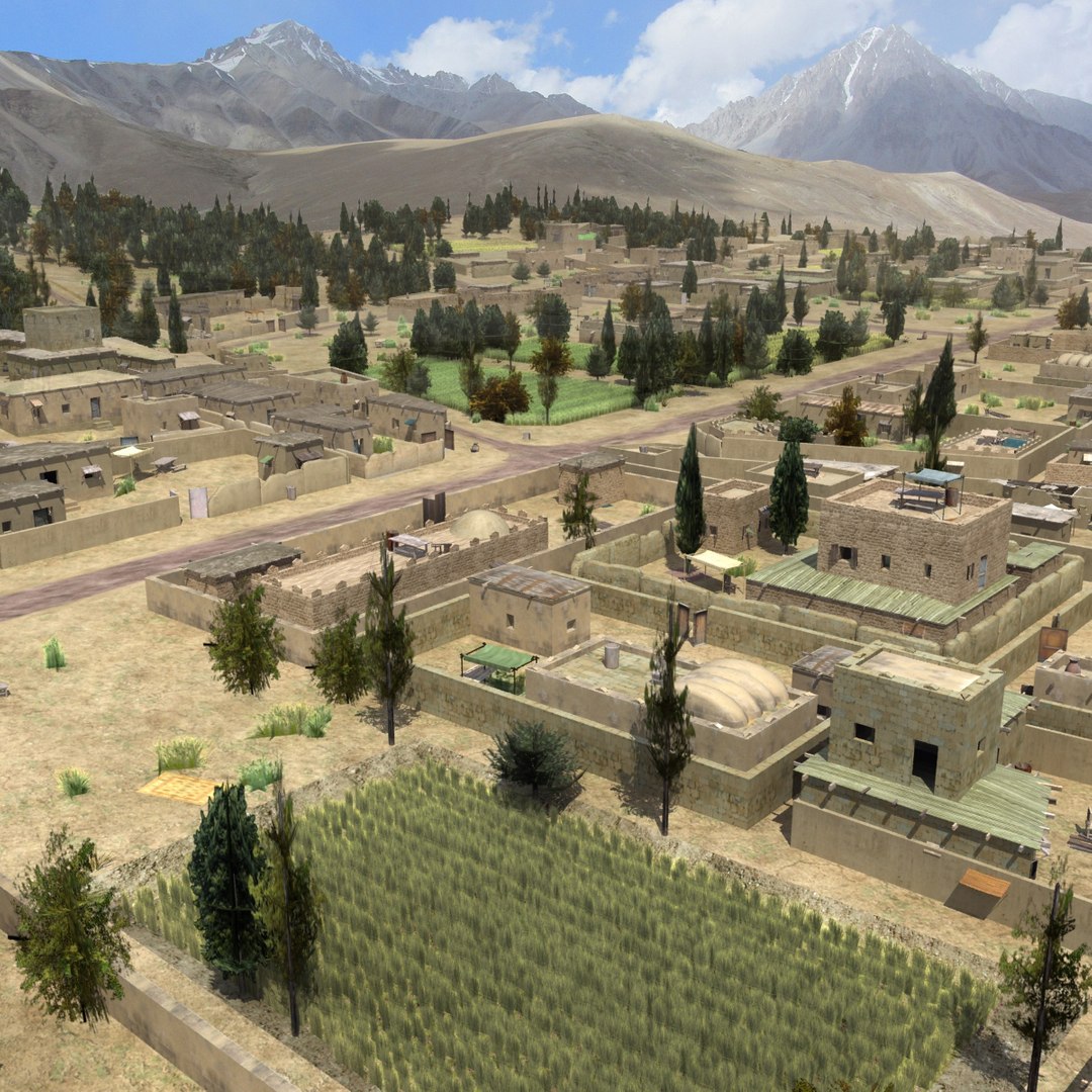 3dsmax Rural Countryside Scene