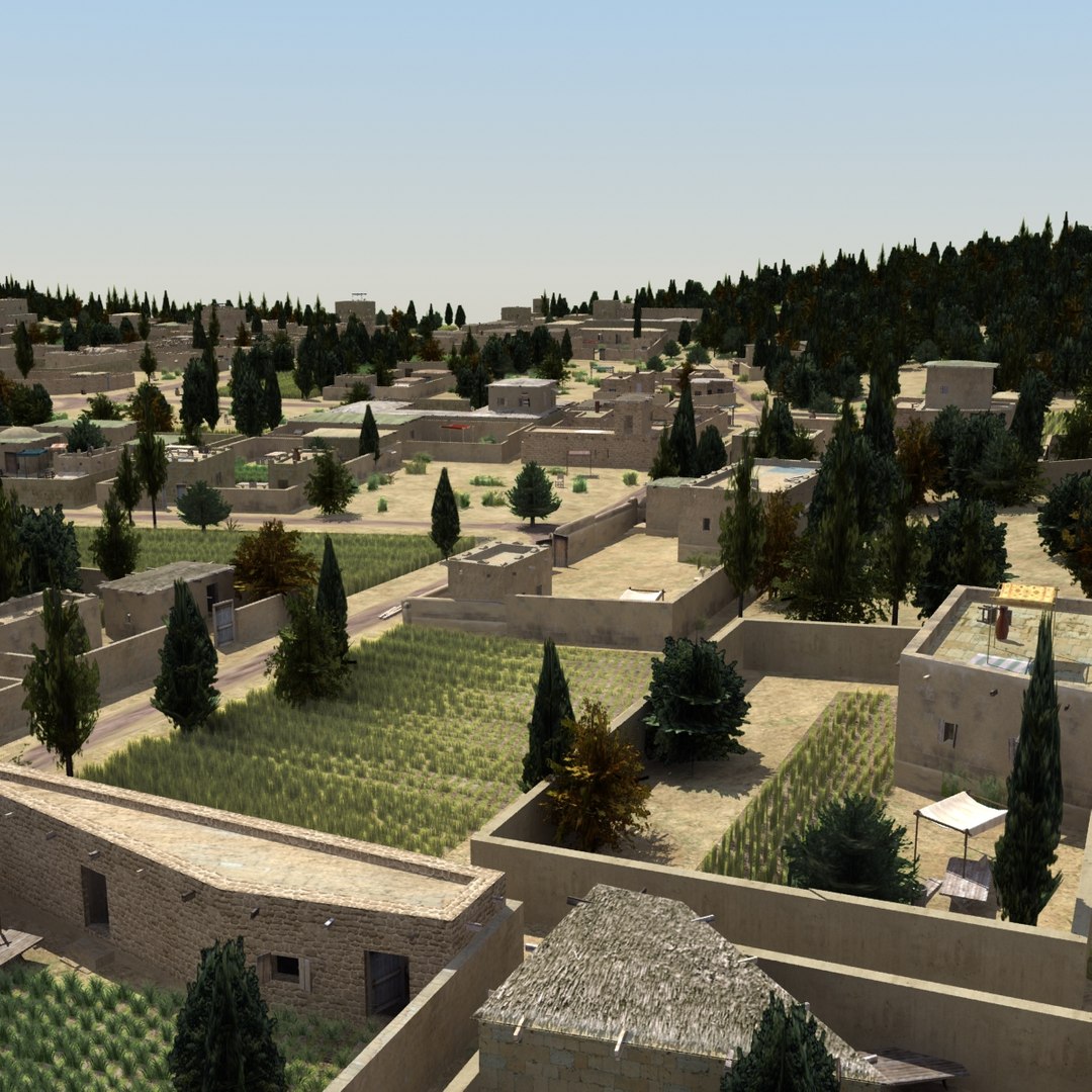 3dsmax Rural Countryside Scene