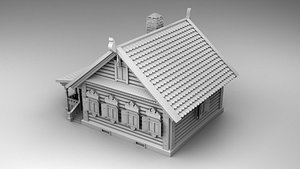 house russian 3D model
