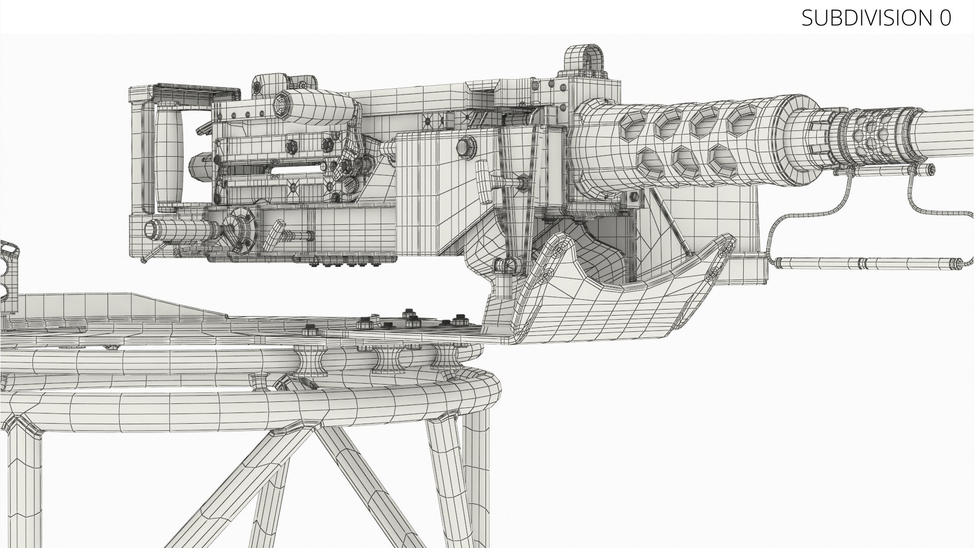 Vehicle Mounted Heavy Machine Gun Turret 3D Model - TurboSquid 2450976