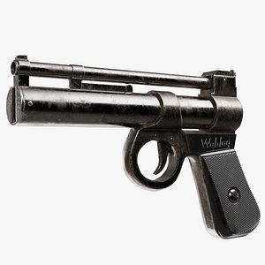 Webley Junior 177 Air Pistol 3D