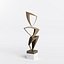 Modern Decorative Abstract Metal Art Sculpture 15 3D model