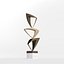 Modern Decorative Abstract Metal Art Sculpture 15 3D model