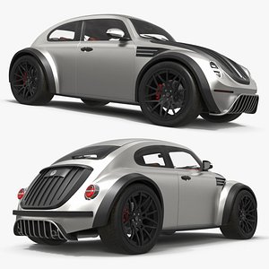 Volkswagen Baja Concept Off Road Vehicle Silver