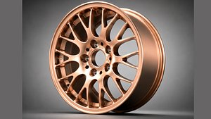 BBS Style 42 Alloy Wheel 3D Model