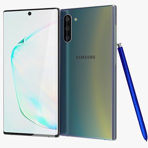 realistic samsung galaxy aura 3D model