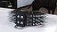 Dog Collar with Spikes Black
