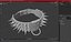Dog Collar with Spikes Black