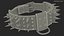 Dog Collar with Spikes Black