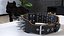 Dog Collar with Spikes Black
