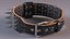 Dog Collar with Spikes Black