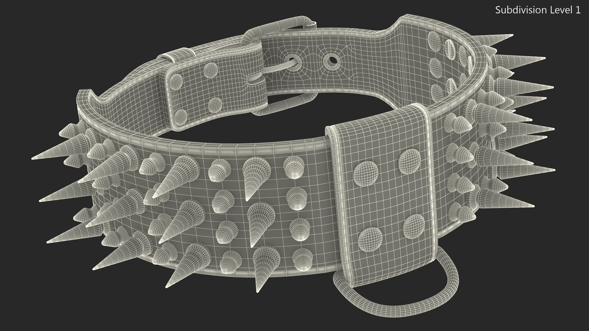 3D Dog Collar with Spikes Black https://p.turbosquid.com/ts-thumb/TC/GunfbF/uj/dogcollarwithspikesblack3dsmodel016/jpg/1698983613/1920x1080/fit_q87/206fd432ad1e787b287787fe7ee41722a1605927/dogcollarwithspikesblack3dsmodel016.jpg