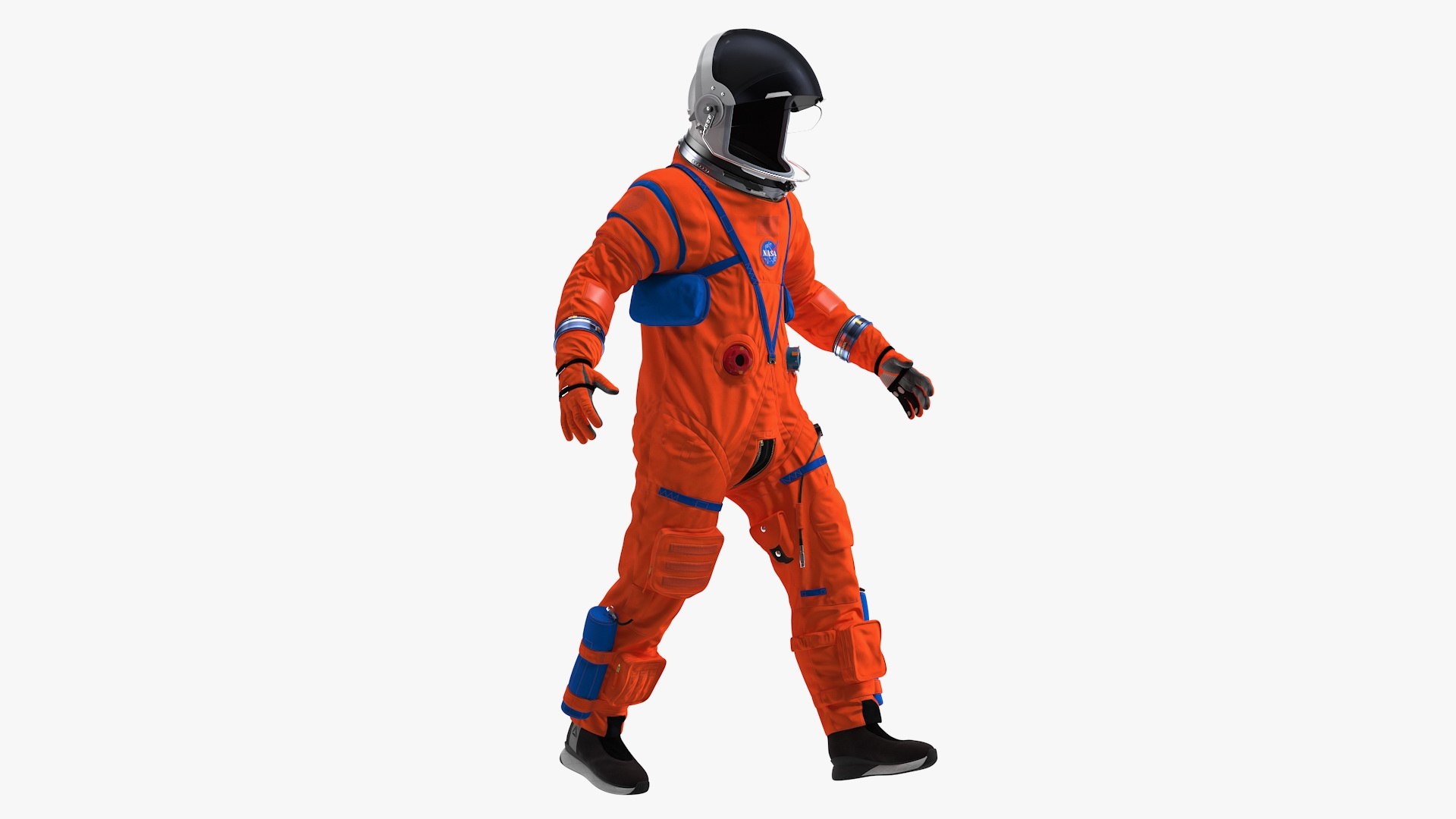 Orion Crew Survival System Spacesuit Rigged for Maya 3D model preview