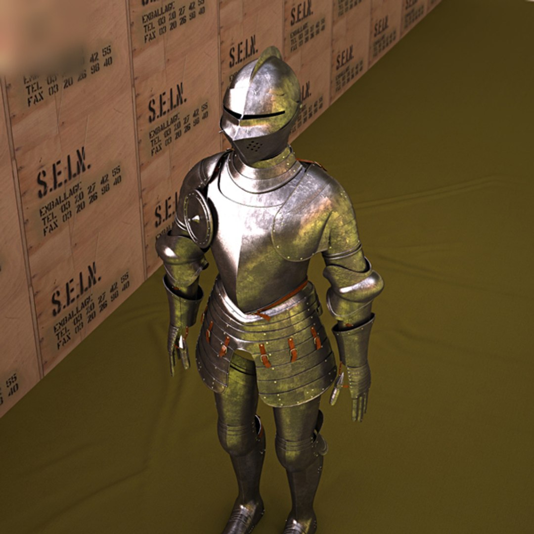 modelo 3d Placa de armadura - TurboSquid 1323771