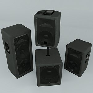 JBL JRX Speaker System 3D model