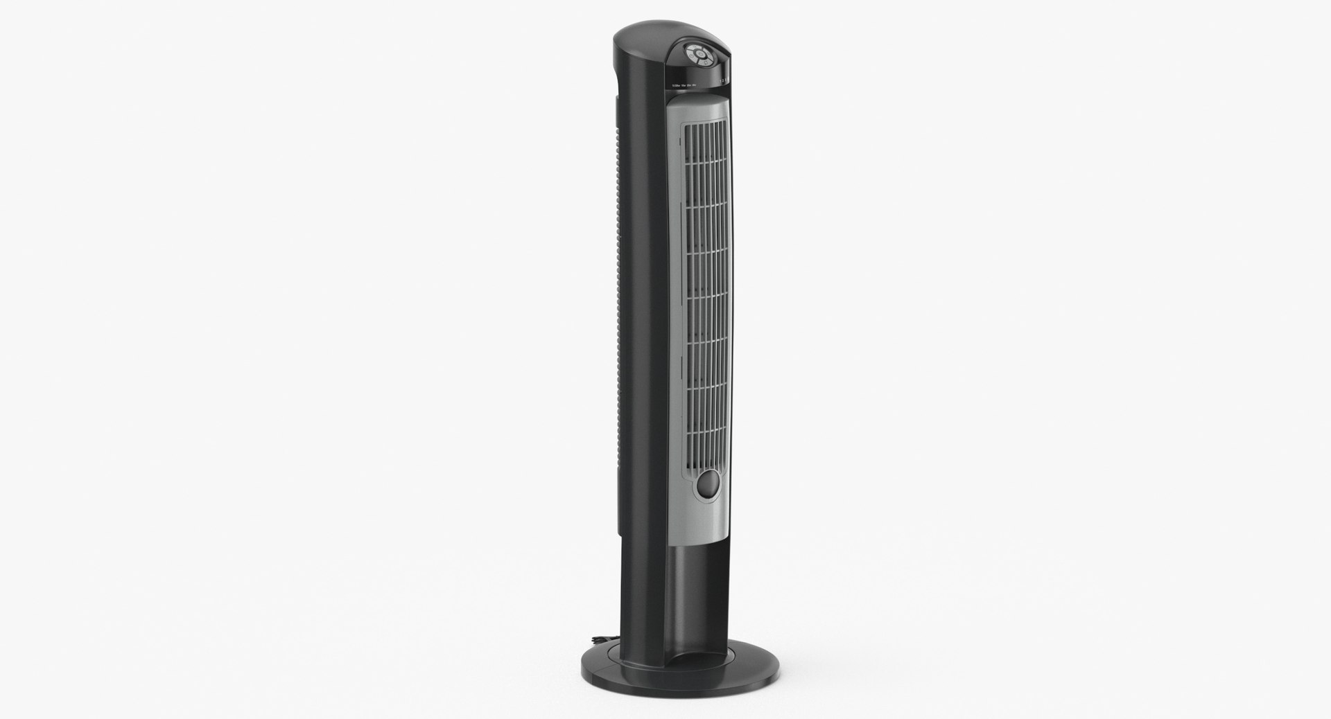 Tower Fan Device and Box Blank or Generic Label model - TurboSquid 2128528