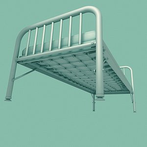 3ds max old cot bed